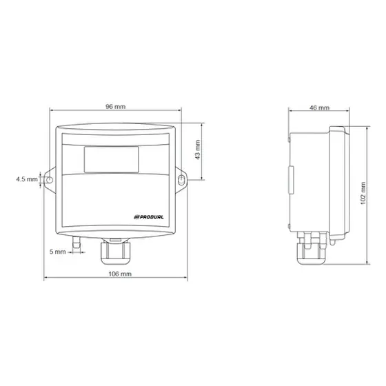 AMG, transmetteur de débit d'air